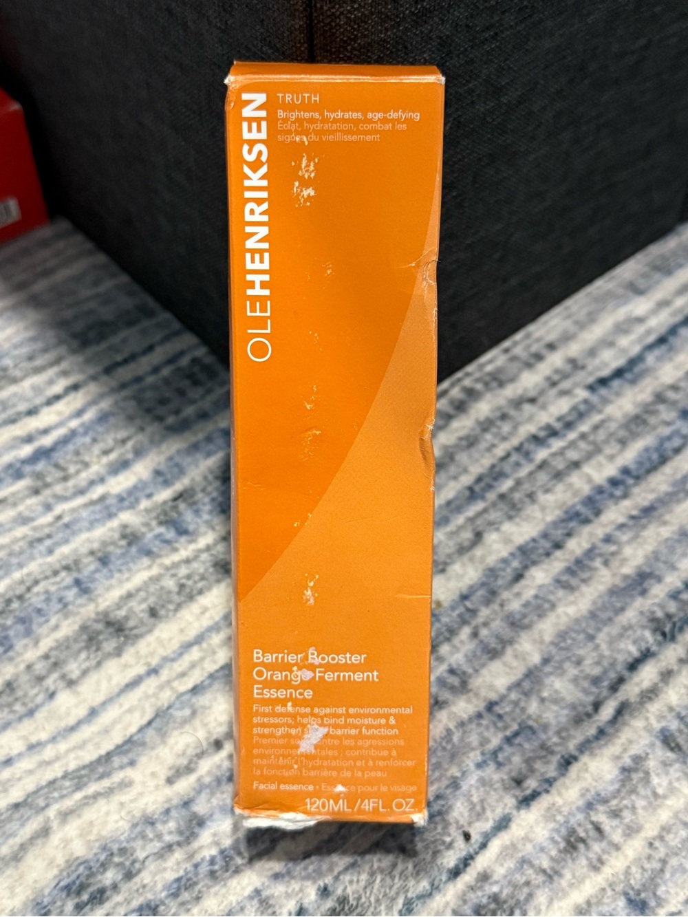 Ole Henriksen Bright Orange Barrier Booster Serum Packaging